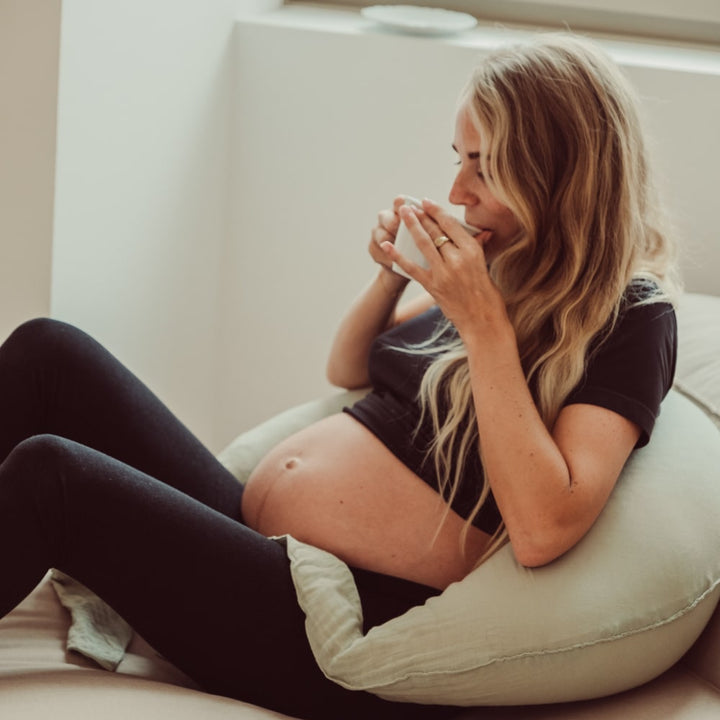 Moon nursing pillow - Desert sage