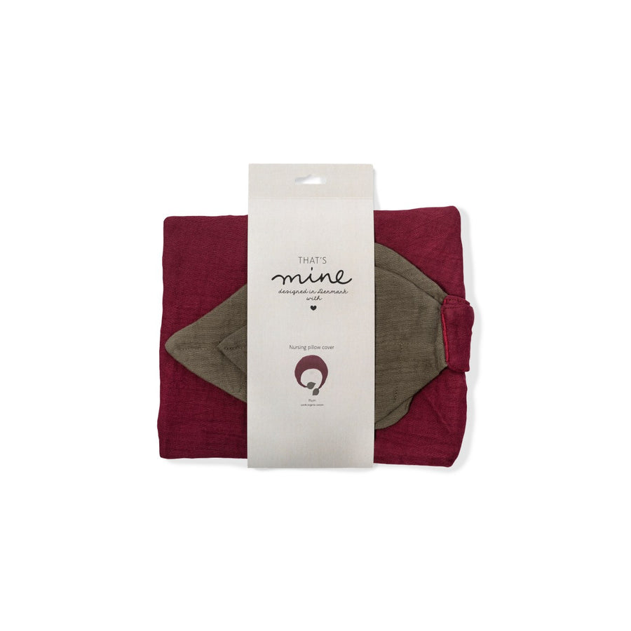 That's Mine Storm nursing pillow cover - Plum - 100% Organic cotton Buy Amning & pusletid||Ammepuder||Ammepudebetræk||Pusle||Udsalg||Alle||Amning||Amning here.