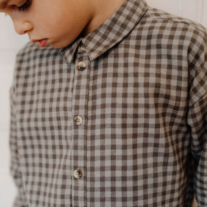 Helge shirt - Blue check